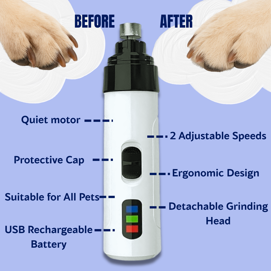 SafePaws™ Silent Dog Nail Grinder