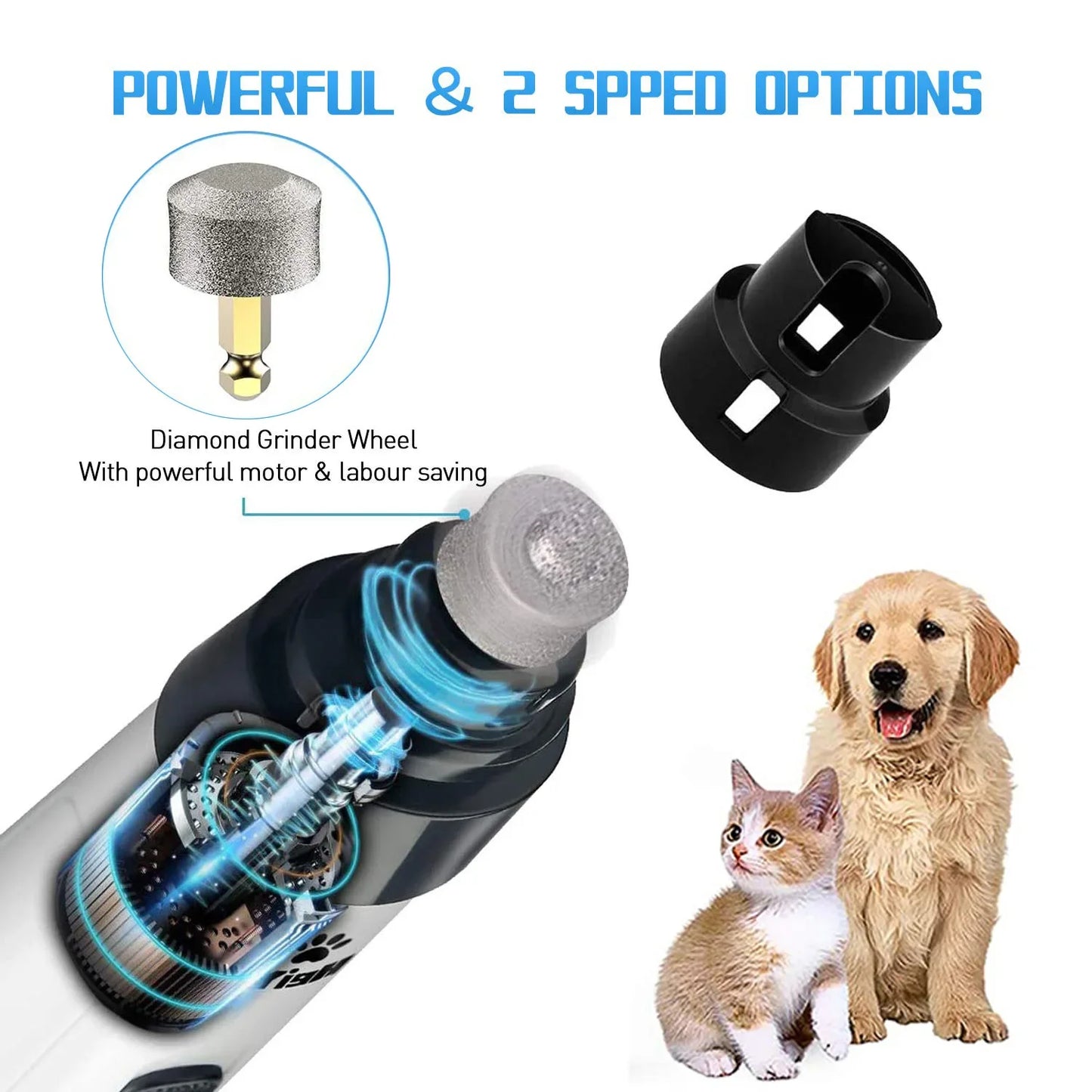 SafePaws™ Silent Dog Nail Grinder