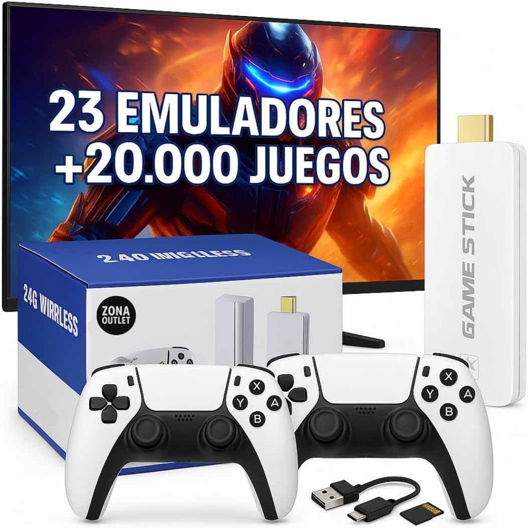 Consola Retro Game Stick M15 Pro White