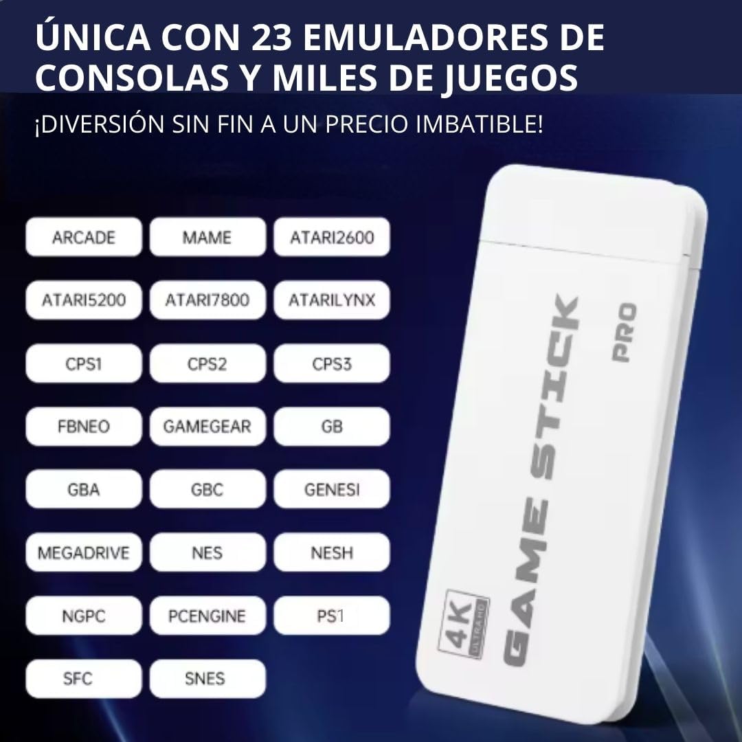 Consola Retro Game Stick M15 Pro White