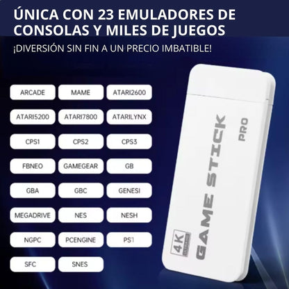 Consola Retro Game Stick M15 Pro White